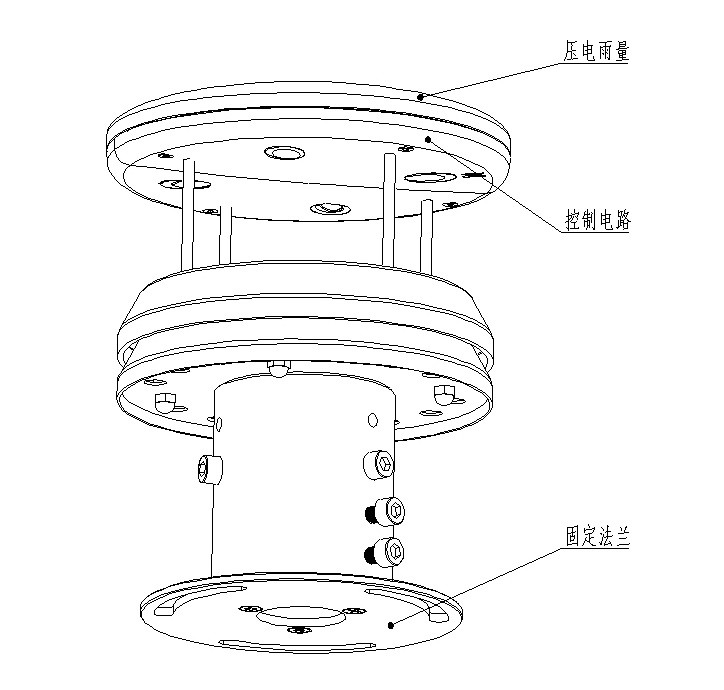 不銹鋼壓電雨量計(jì)