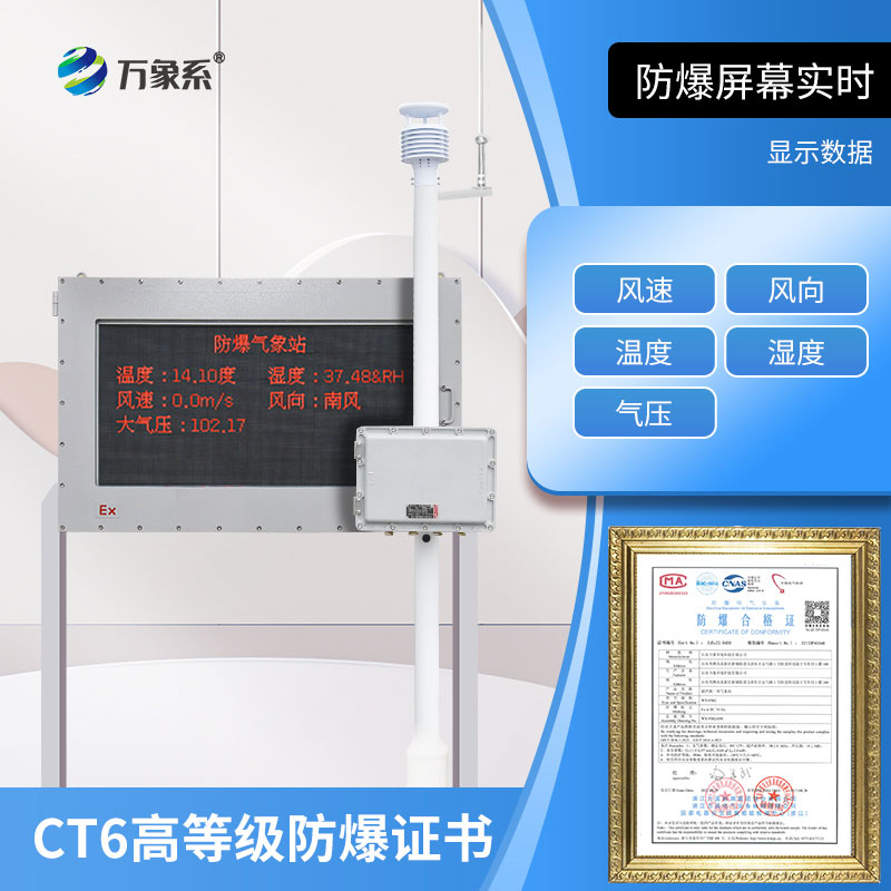 防爆工業(yè)小型氣象站
