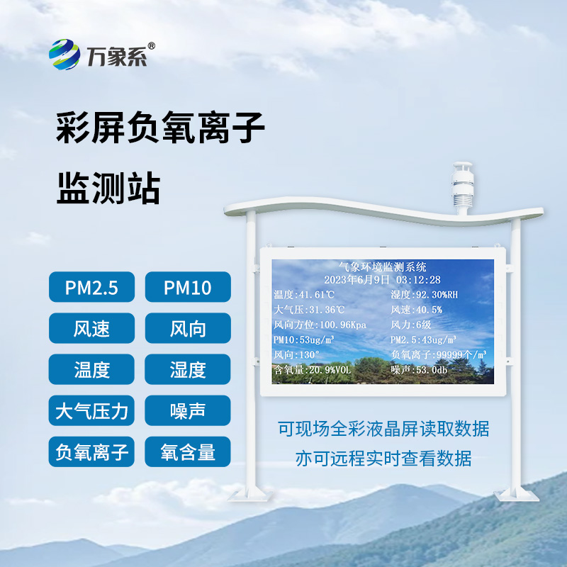 一體化負(fù)氧離子監(jiān)測(cè)站：科技與自然的新對(duì)話